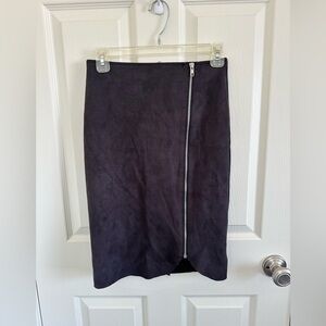 Lulus Suede Pencil Skirt